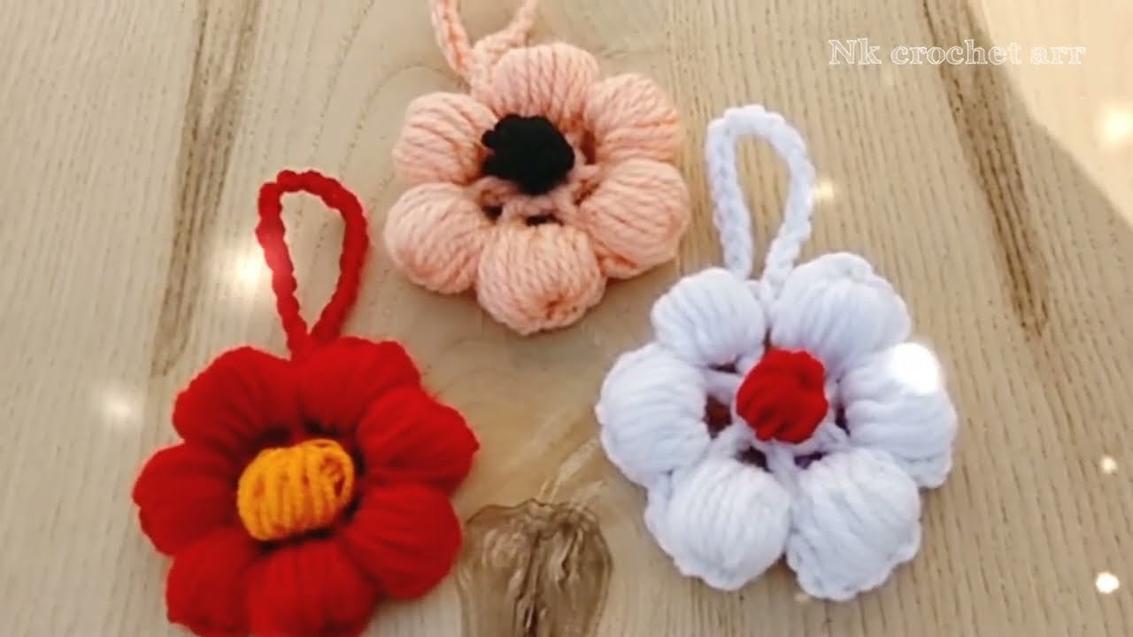 How ????????to make puff flower crochet pattern for beginners 2023 tutorial