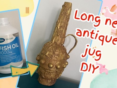 How to recycle ♻ used plastic to amazing antique jug (home decorating ideas easy DIY project)