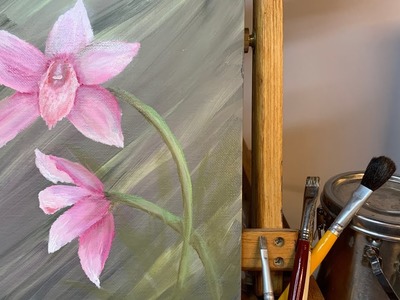 LET'S PAINT AN ORCHID