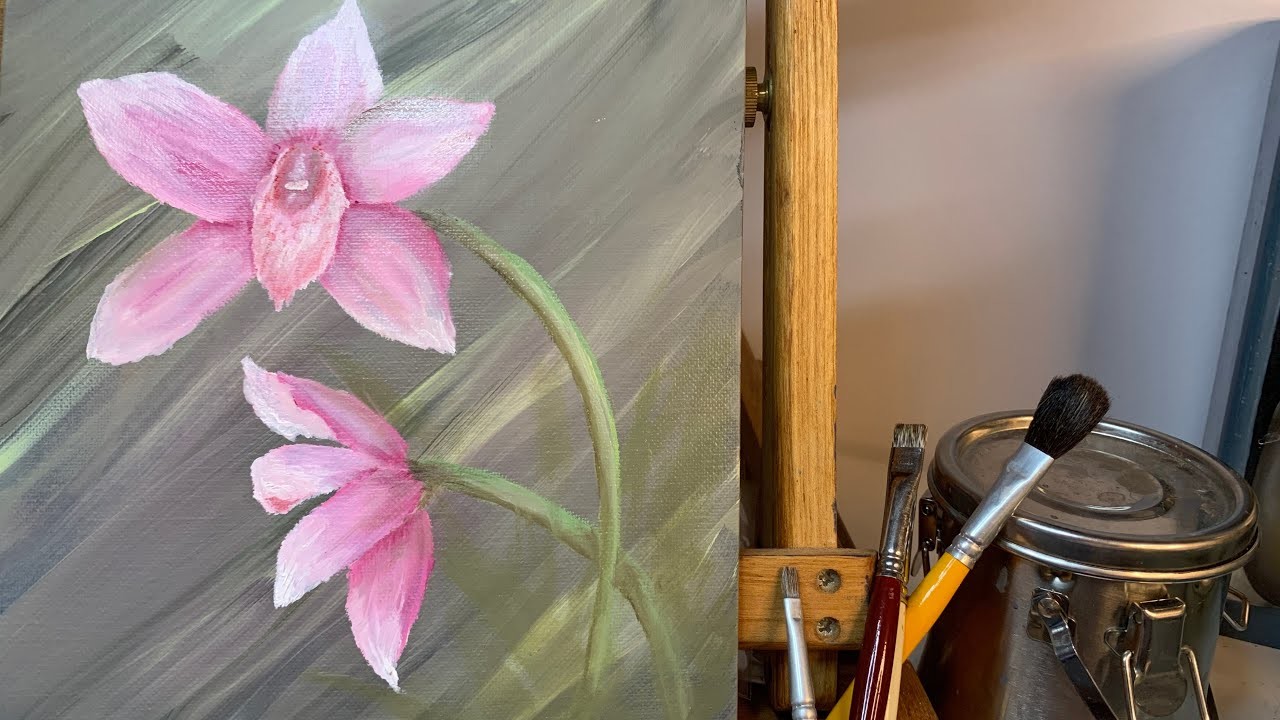 LET'S PAINT AN ORCHID