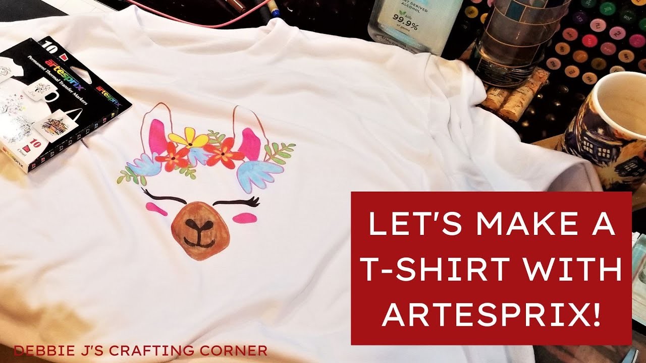 Lovely Llama T-Shirt! | Let's Make it with Artesprix Iron-On Ink!