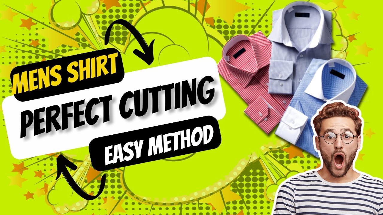 Mens shirt perfect cutting easy method || best shirt cutting method - 2023