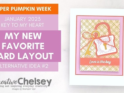 My New Favorite Card Layout - A January 2023 Paper Pumpkin Kit Alternative Card Idea - Stampin' Up!