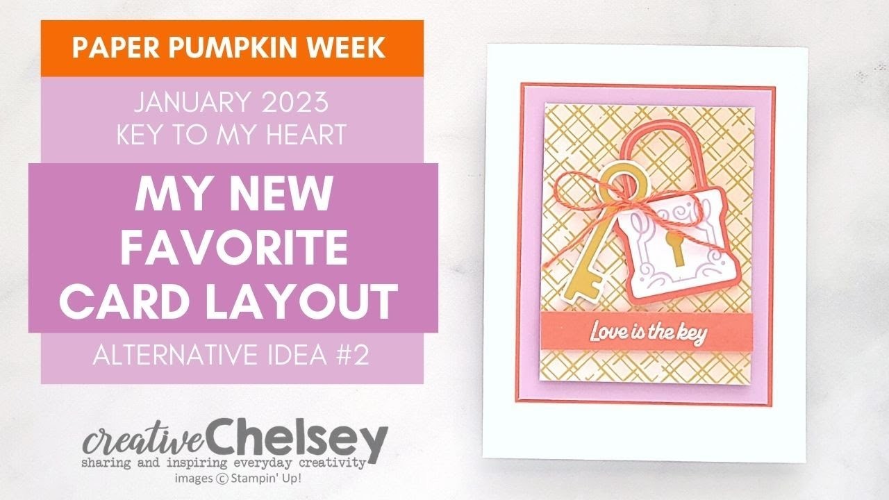 My New Favorite Card Layout - A January 2023 Paper Pumpkin Kit Alternative Card Idea - Stampin' Up!
