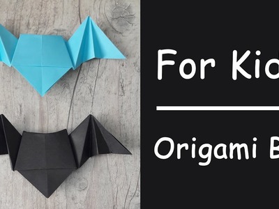 Origami Bat ????????| Paper Crafts???? | Easy Origami???? | Origami For Kids| Origami????