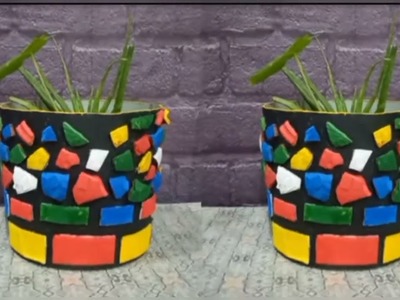 Plastic bucket crafts ideas. bucket decorations.Diy