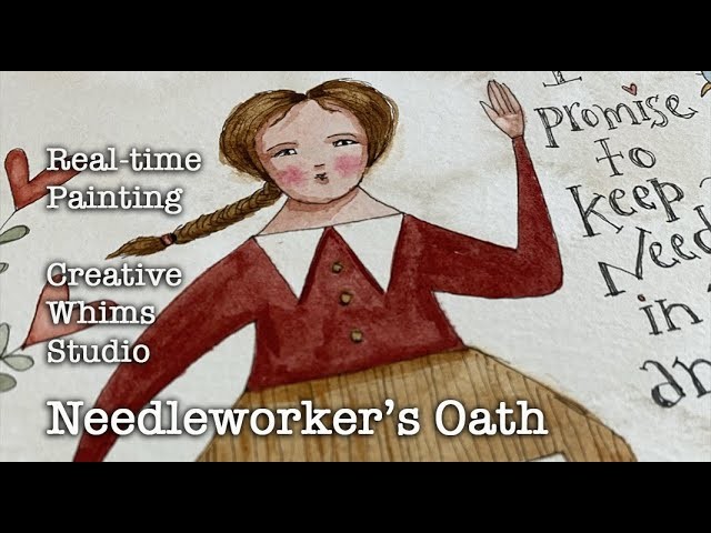 Real-Time Painting of Needleworkers Oath