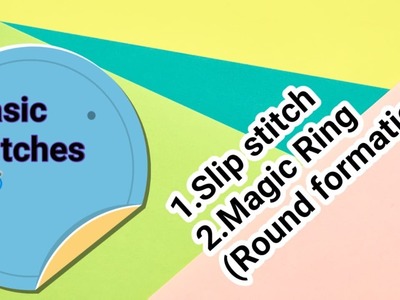 Slip stitch and magic ring in Tamil.crochet magic ring in Tamil. crochet round formation