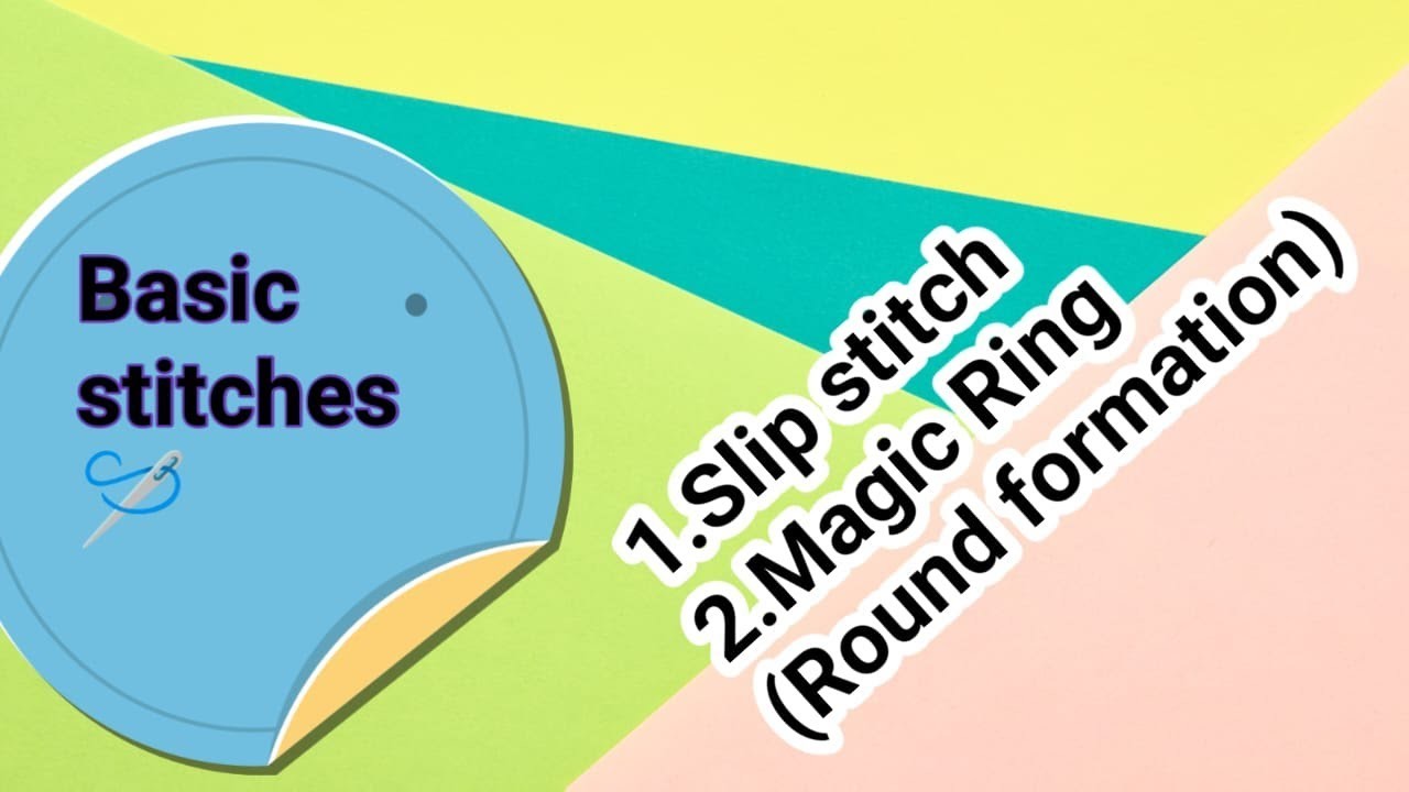 Slip stitch and magic ring in Tamil.crochet magic ring in Tamil. crochet round formation