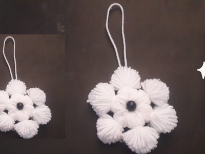 Snowflake Making ideas with wool  DIY Amazing Christmas crafts