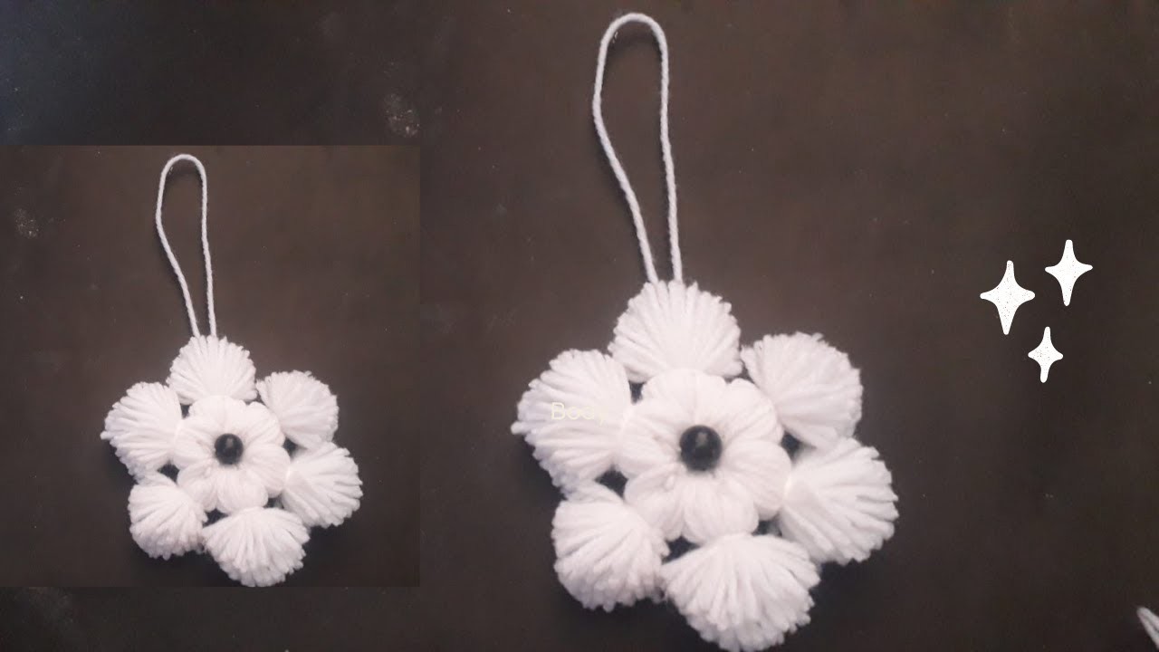 Snowflake Making ideas with wool  DIY Amazing Christmas crafts