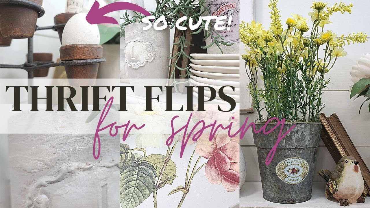 Thrift flips for your spring home decor • DIY ideas and inspiration