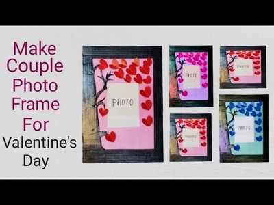 Valentine's Day Craft || How to Make a Couple Photo Frame.