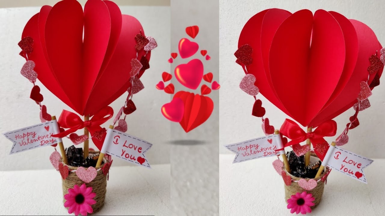 Valentine's Day Gift Idea.Handmade Valentine's Day Special craft.Valentine's Day Gift making ideas