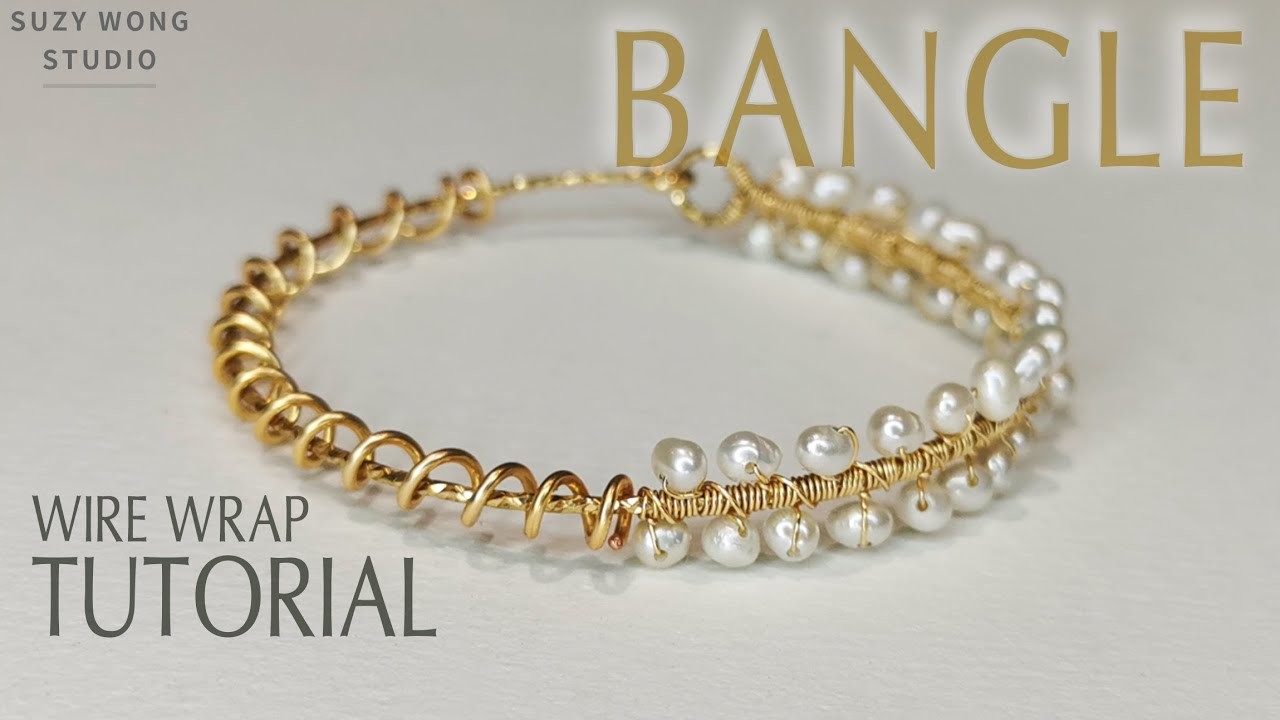 Wire Wrapped Bracelet | Simple Bangle | Easy Bracelet | Wire Wrap Tutorial |DIY Jewelry |How to make