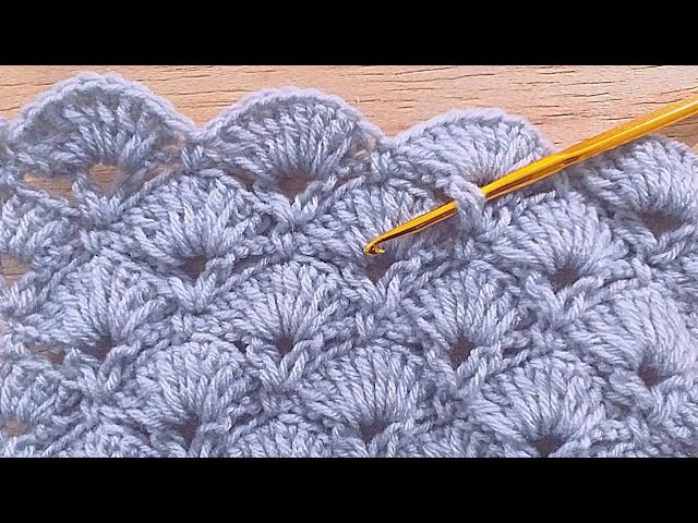 WOW????easy crochet stitch for new learners | blanket, scarf, placemat, knitting | Art and Handcrafts