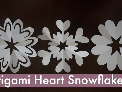 ???? 3 Valentine Heart Snowflakes | DIY Craft Ideas | Tutorial | @chalarieart #yearofchalarie #diy  ????