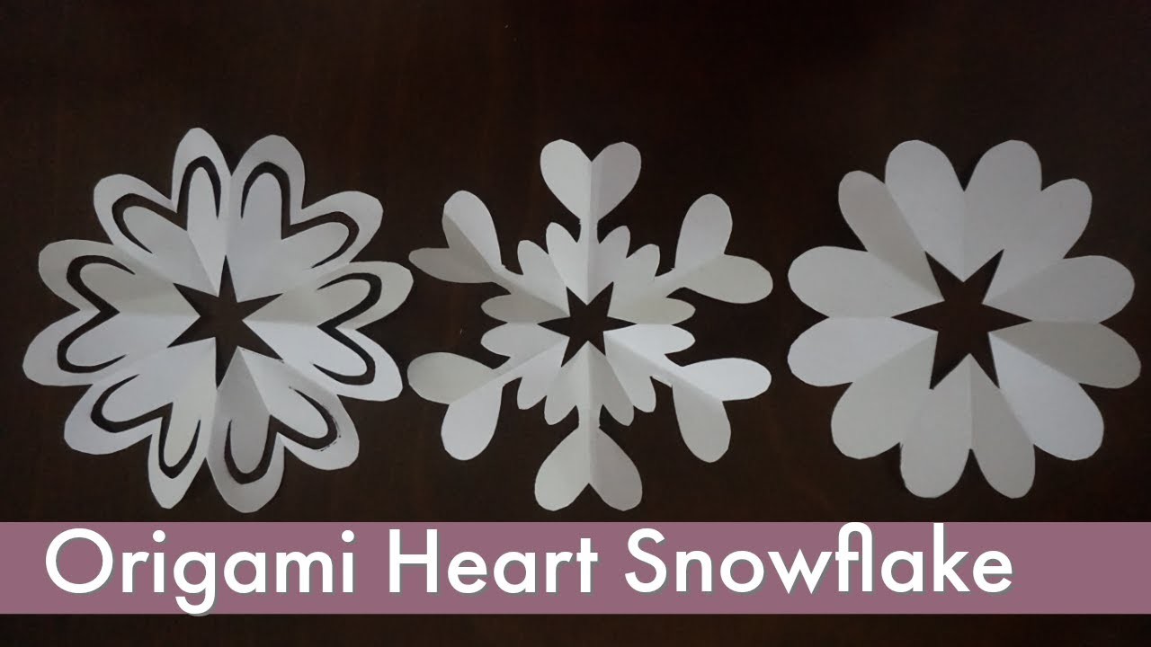 ???? 3 Valentine Heart Snowflakes | DIY Craft Ideas | Tutorial | @chalarieart #yearofchalarie #diy  ????