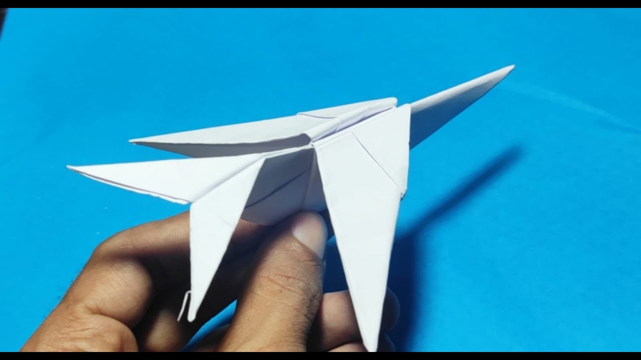 Airplane Making Using Paper - Origami Airplane - Paper Crafts For kids - Airplane Paper Craft