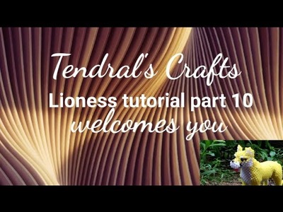 Beaded Doll #Beaded Key Chain #Beaded handmade gift #Beaded lioness tutorial part 10