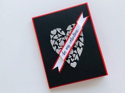 Beautiful Handmade Valentine's Day Card Idea.Diy Card For Valentine’s Day@ArtCraftByTulsi
