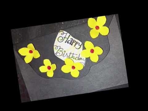 Birthday card for him.her.handmade birthday card.DIY birthday card.birthday card papercarft