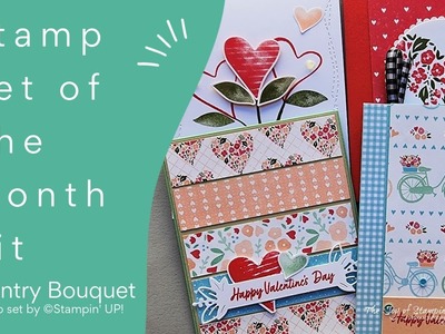 Card Kit of the Month- Stampin' UP! Country Bouquet