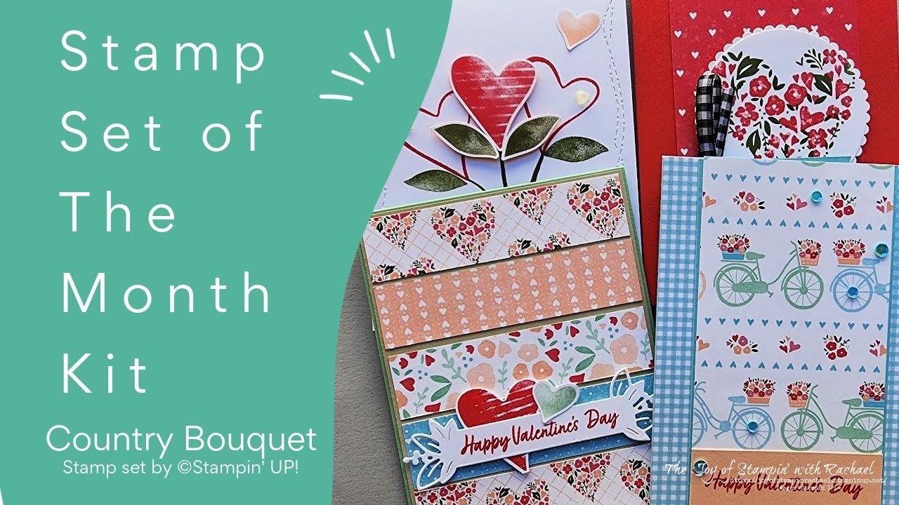 Card Kit of the Month- Stampin' UP! Country Bouquet