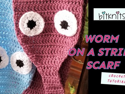 Crochet a Worm on a String Scarf!