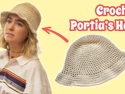 Crochet Bucket Hat Tutorial | Inspired By Portia From White Lotus! ????