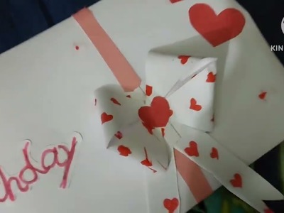 D I Y birthday card making. How to make card?