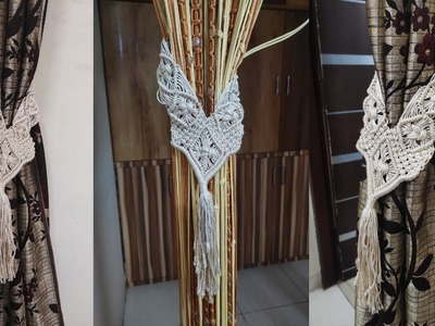 DIY Macrame Curtain Tie Backs | Step by step Tutorial | New Design