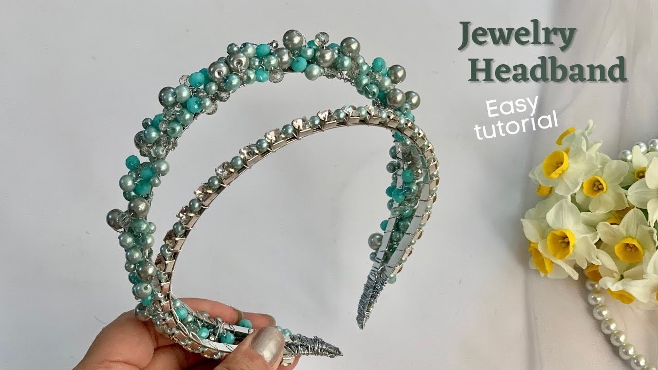 Double Headband. How to make jewelry headband