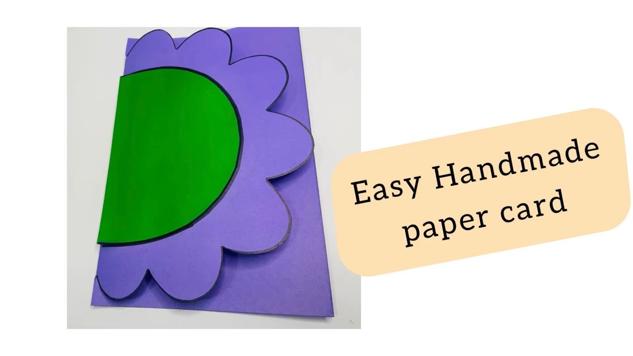 Easy Paper card Craft || Paper Handmade card for Birthday || DIY card craft for kids