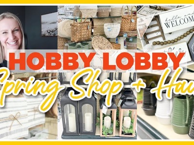 HOBBY LOBBY SPRING SHOP 2023 | SHOP WITH ME AND HAUL