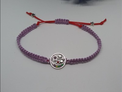 How To: Adjustable Macramé Bracelet With Sliding Closure