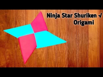 How To Make a Paper Ninja Star ( Shuriken )  - Origami Paper Art