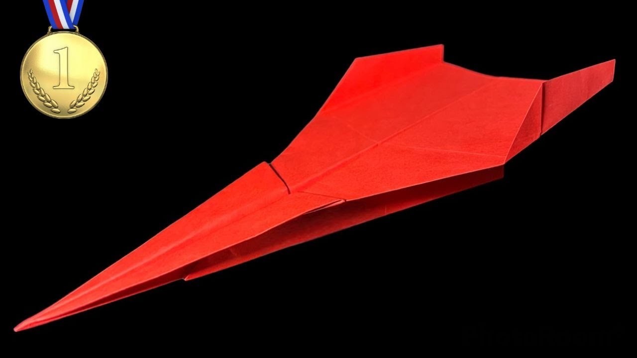 How to make a Paper Plane (the Best Paper Airplane in the World) | Origami Rocket