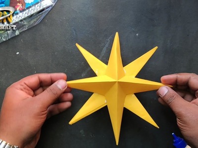 How to make an easy paper star_paper star _ 3D paper star @kbnepali9173 @kbnartcraft