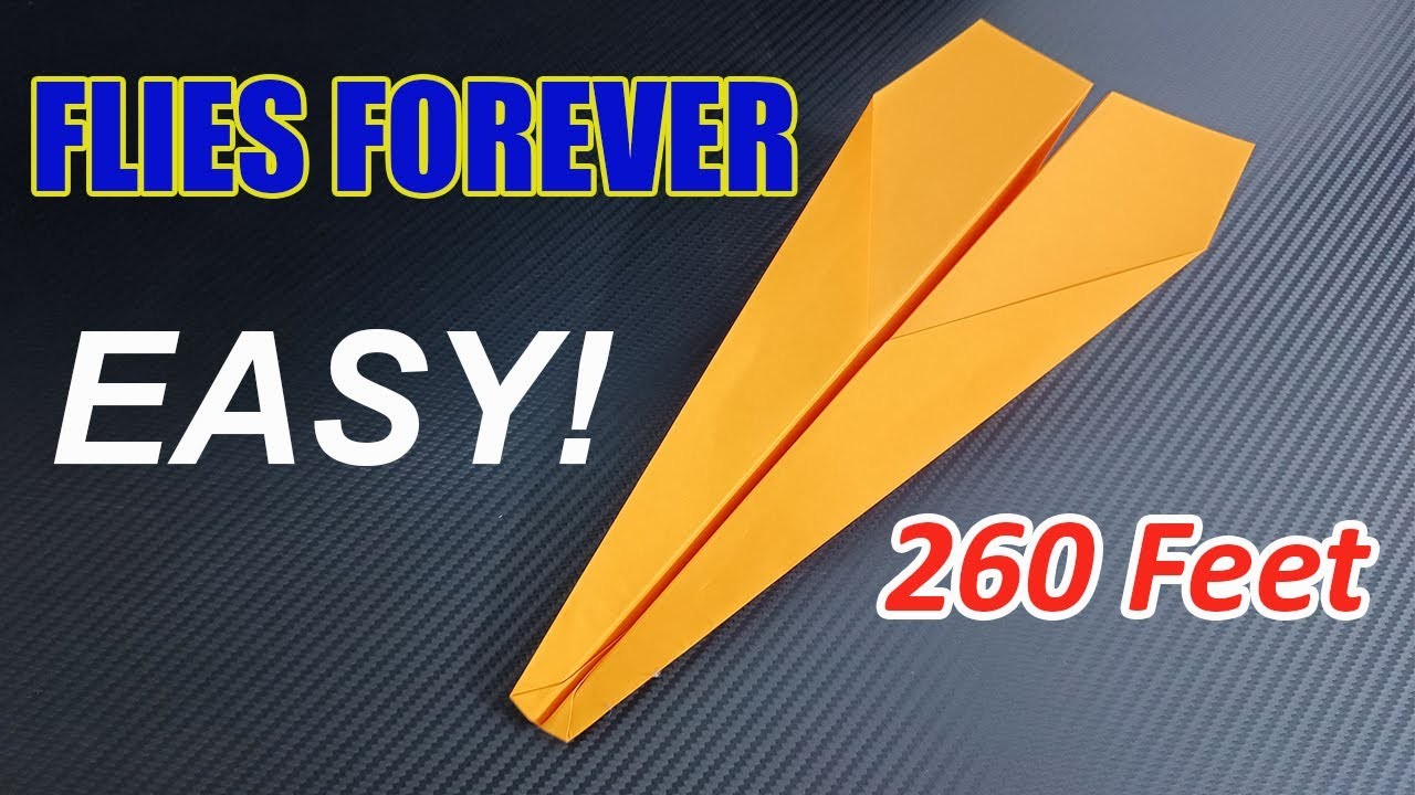 How To Make Paper Airplane Easy that Fly Far #paperplaneschannel