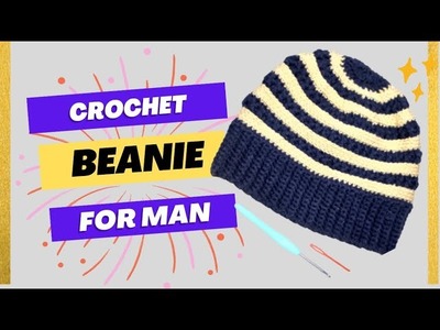 Instantly Upgrade Your Style: How to Crochet the Perfect Beanie for Men! | crochet beanie