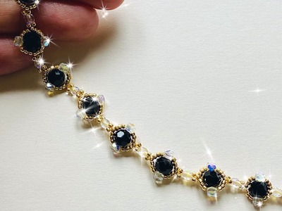 Perlenarmband selber machen Tutorial. beaded bracelet DIY