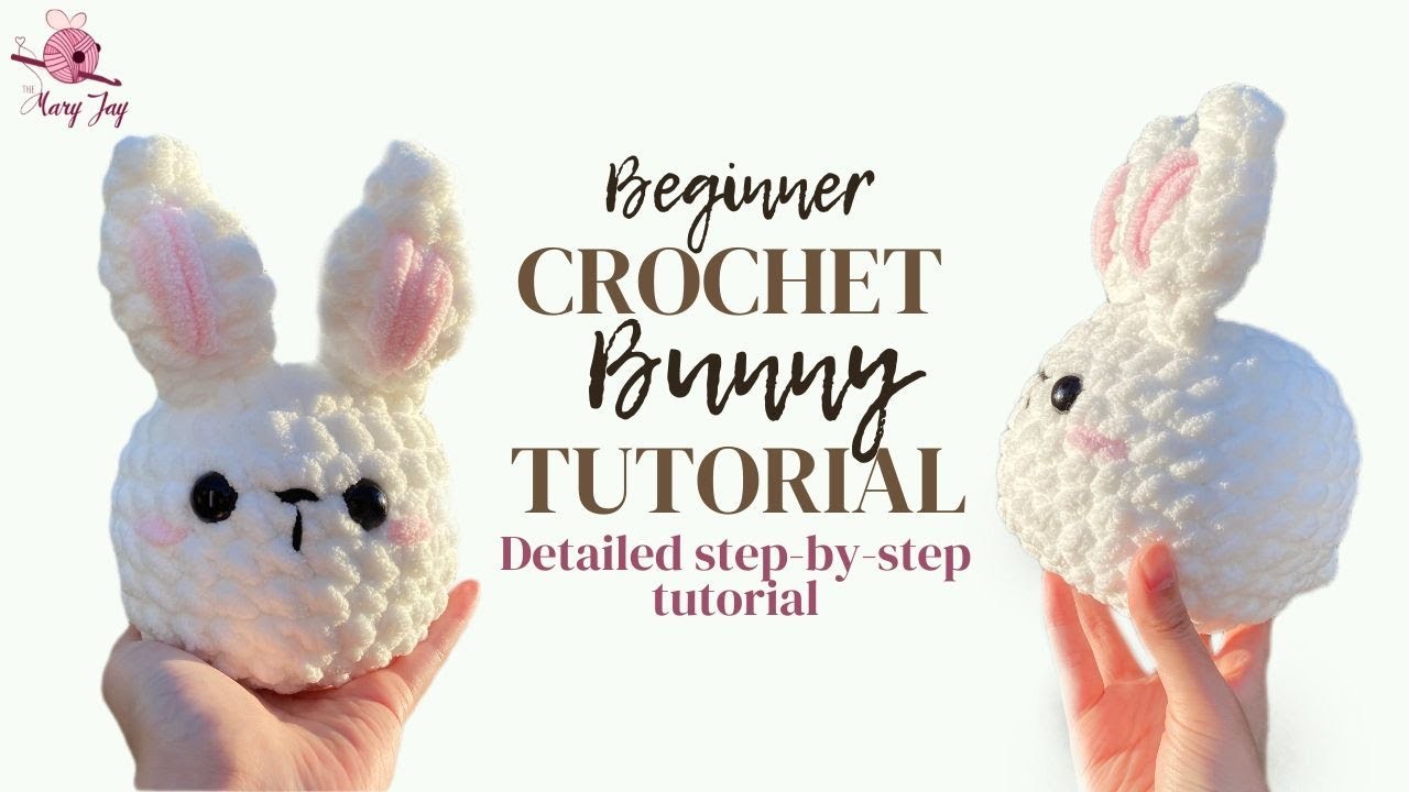 Step-by-Step Tutorial on How to Crochet a Bunny for Beginners: Quick, Easy Amigurumi Rabbit Tutorial