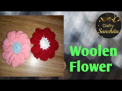 #woolen flower #crochet