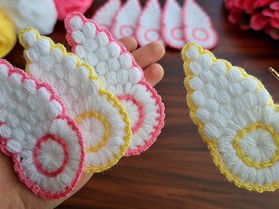 Wow!! How to make an eye-catching, very stylish, very beautiful crochet knit?table mat,bath fiber.