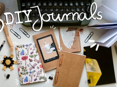 5 easy Ways to create a Journal • DIY Tutorial