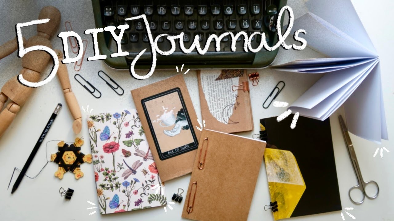 5 easy Ways to create a Journal • DIY Tutorial