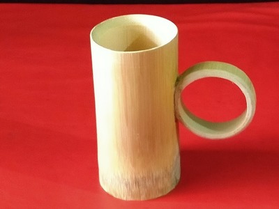 Bamboo Coffee Mug | CRAFT TRAINING @ | Bamboo Craft DIY | Asharikandi |