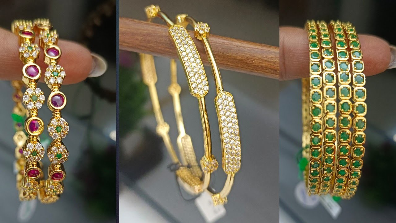 Bangles | One gram gold bangles | bridal jewellery | lush queens jewellery | Bangles designs 2023