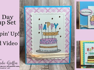 Best Day Stampin Up Stamp Set Card Video Birthday fun!